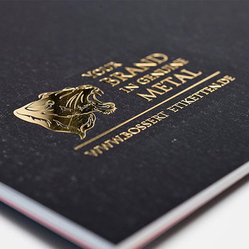 Luxury Metal Stickers Cards